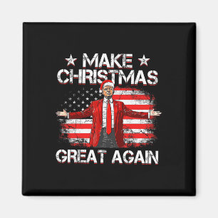 Trump 2024 Weihnachten wieder großartig machen Wit Magnet