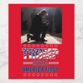 Trump 2024 weinetikett (Einzelnes Label)