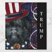 TRUMP 2024 WEINETIKETT (Einzelnes Label)