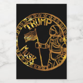 TRUMP 2024 WEINETIKETT (Einzelnes Label)