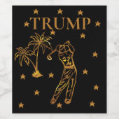 TRUMP 2024 WEINETIKETT (Einzelnes Label)