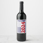 Trump 2024 weinetikett (Vorderseite)