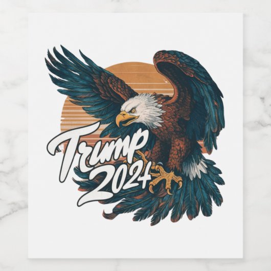 TRUMP 2024 WEINETIKETT (Einzelnes Label)