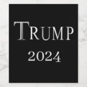 TRUMP 2024 WEINETIKETT (Einzelnes Label)