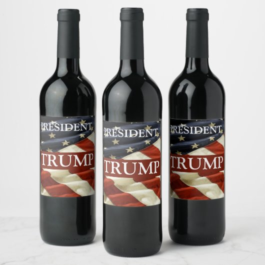 TRUMP 2024 WEINETIKETT (Flaschen)