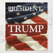 TRUMP 2024 WEINETIKETT (Einzelnes Label)