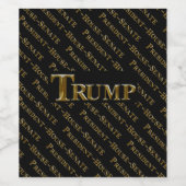 TRUMP 2024 WEINETIKETT (Einzelnes Label)