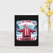 Trump 2024 werde ich für den Weihnachtslustigen Tr Karte (Gelbe Blume)