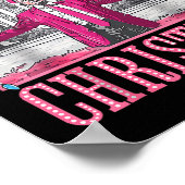 Trump 2024 werde ich zu Weihnachten Zuhause sein Poster (Ecke)