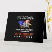 TRUMP 2024 Wir, die Menschen haben Karte (Gelbe Blume)