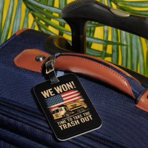 Trump 2024 Wir Gewannen Siege Sieg Amtseinführung  Gepäckanhänger