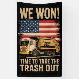 Trump 2024 Wir Gewannen Siegt Sieg Amtseinführung  Banner