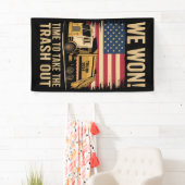 Trump 2024 Wir gewinnen den Sieg Einweihung 2025 Banner (Insitu)