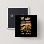 Trump 2024 Wir gewinnen den Sieg Einweihung 2025 Button (Vorne & Hinten)