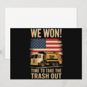 Trump 2024 Wir gewinnen den Sieg Einweihung 2025 Einladung (Vorne/Hinten)