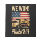 Trump 2024 Wir gewinnen den Sieg Einweihung 2025 Notizblock (Vorderseite)