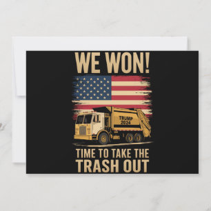 Trump 2024 Wir Gewonnen Siege Sieg Amtseinführung  Einladung