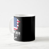 Trump 2024 wird er überwinden kaffeetasse (Vorderseite Links)