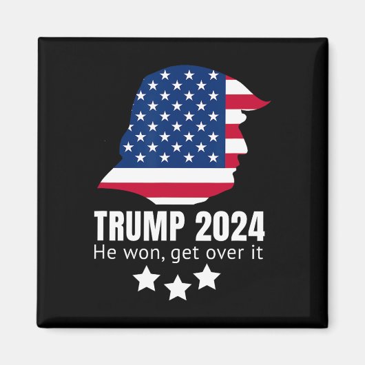 Trump 2024 wird er überwinden magnet (Vorne)