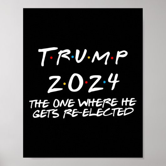 Trump 2024 wird gewählt poster (Vorne)