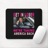 Trump 2024 wird kleiner, und wir bringen Amerika z Mousepad (Mit Mouse)