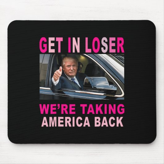 Trump 2024 wird kleiner, und wir bringen Amerika z Mousepad (Vorne)