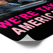 Trump 2024 wird kleiner, und wir bringen Amerika z Poster (Ecke)