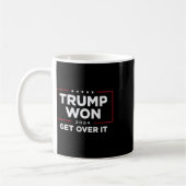 Trump 2024 wird sich durchsetzen - schwarz kaffeetasse (Links)