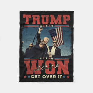 Trump 2024 wird sich von den Erwachsenen - Schwarz Fleecedecke