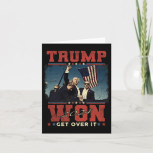 Trump 2024 wird sich von den Erwachsenen - Schwarz Karte