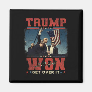 Trump 2024 wird sich von den Erwachsenen - Schwarz Magnet