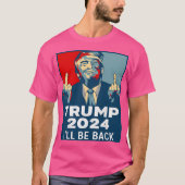 Trump 2024 wird wieder optimistisch sein T-Shirt (Vorderseite)