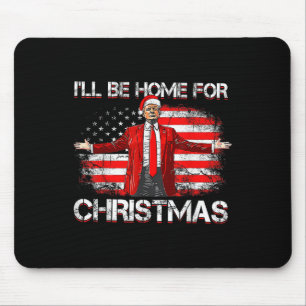 Trump 2024 wird Zuhause für Weihnachten lustigen T Mousepad