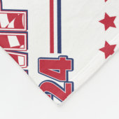 Trump 2024 wird zurück sein fleecedecke (Ecke)