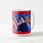 Trump 2024 wird zurück sein kaffeetasse (VorderseiteRechts)