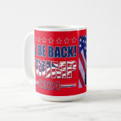 Trump 2024 wird zurück sein kaffeetasse (Vorderseite Links)