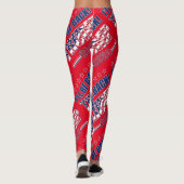 Trump 2024 wird zurück sein leggings (Rückseite)