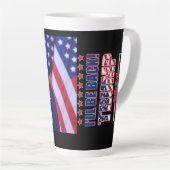Trump 2024 wird zurück sein milchtasse (Rechte Ecke)
