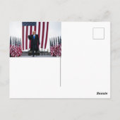 Trump 2024 wird zurück sein postkarte (Rückseite)