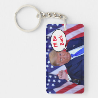Trump 2024 wird zurück sein schlüsselanhänger