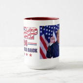 Trump 2024 - wird zurück sein tasse (Zentrum)