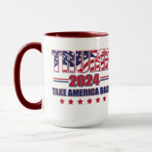 Trump 2024 - wird zurück sein tasse (Links)