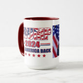 Trump 2024 - wird zurück sein tasse (Vorderseite Links)