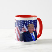 Trump 2024 wird zurück sein tasse (VorderseiteRechts)