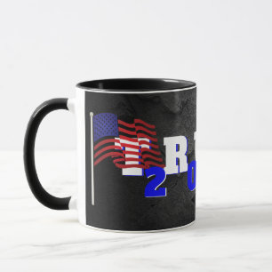 Trump 2024 zum Schwarzen Rock Tasse