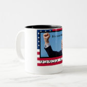 Trump 2024 zweifarbige tasse (Vorderseite Links)