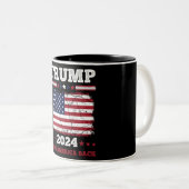 Trump 2024 zweifarbige tasse (VorderseiteRechts)