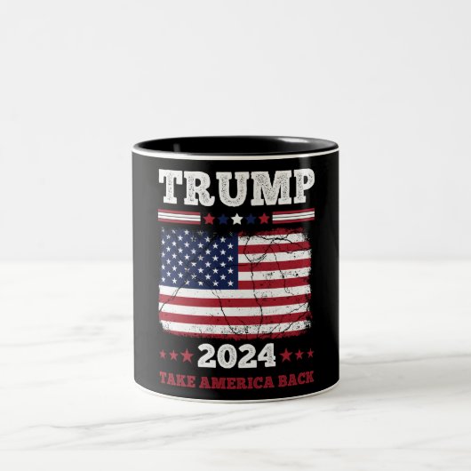 Trump 2024 zweifarbige tasse (Mittel)