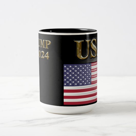 TRUMP 2024 ZWEIFARBIGE TASSE (Mittel)