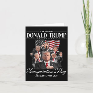 Trump 2025 47. Präsident Einweihung des Staat Karte
